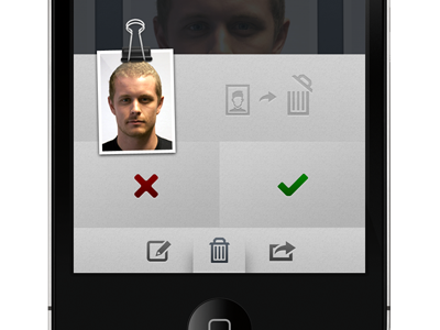 Textless iPhoneapp UI confirm icon interface iphone ui