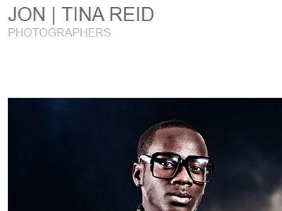 Jon & Tina Reid | Photographers photography website