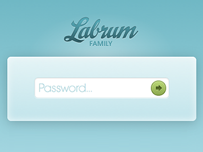 Family Blog Login