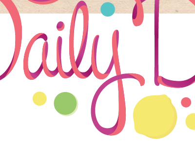 Candy logo ribbon type