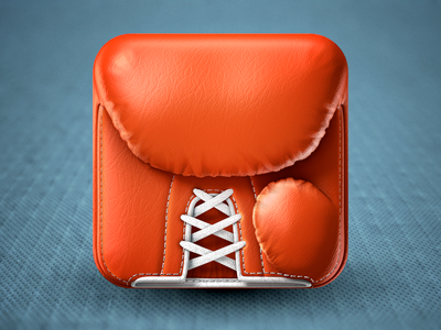 Boxing Glove iPhone Icon boxing glove icon ios iphone rendering simpletouch