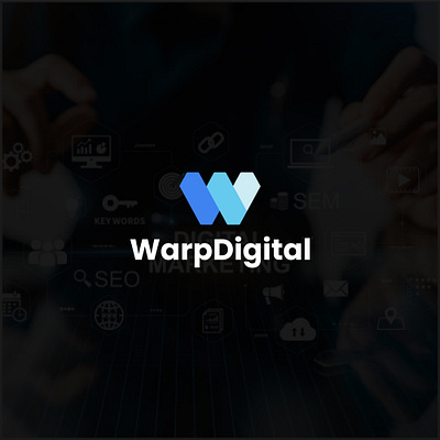 Warp Digital logo design logo concepts