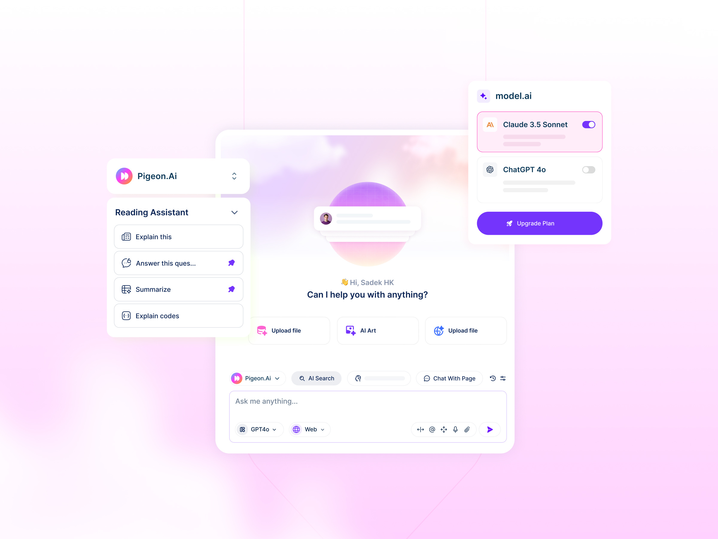 Gradient Vibes Meets AI Brilliance - Chatbot landing page adobe xd ai ai chat ai dashboard ai landingpage chatboat dashboard chatbot chatbot landing page chatbotux dashboard dribbble figma gradient gradient design landing page saas saas landing page ui ui design web design