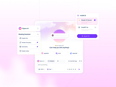 Gradient Vibes Meets AI Brilliance - Chatbot landing page adobe xd ai ai chat ai dashboard ai landingpage chatboat dashboard chatbot chatbot landing page chatbotux dashboard dribbble figma gradient gradient design landing page saas saas landing page ui ui design web design