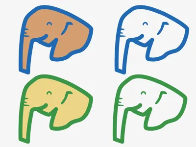More Elephants! elephant kids logo