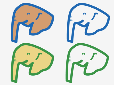 More Elephants! elephant kids logo