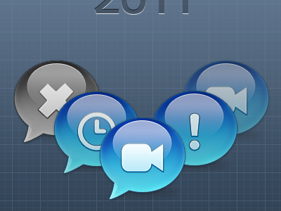 2011 adium animation blue dock grey ichat icon