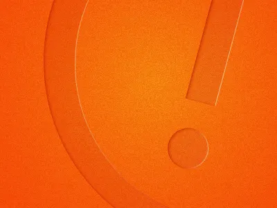 Orange melancholic circle gradiant logo orange radial test