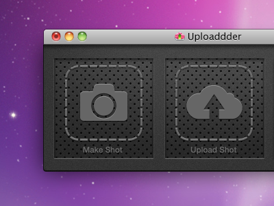 Uploaddder UI Concept concept dribbble gui mac shot ui upload