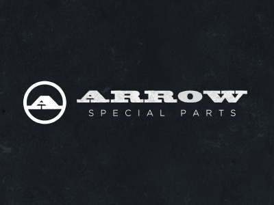 Arrow + Fat Boy arrow blue fat boy gotham type typography white