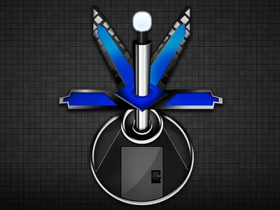 PowerGrid iCon black blue icon power rapidweaver stack
