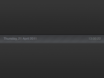 Taz - Dark Date Separator adium blue css grey gui html interface texture