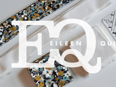 Eileen identity logo monogram quilts