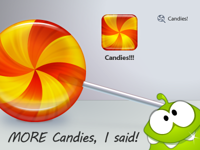 Candies! icon icons illustration illustrator orange red vector yellow