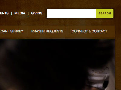Search Bar and Nav brown clean simple texture