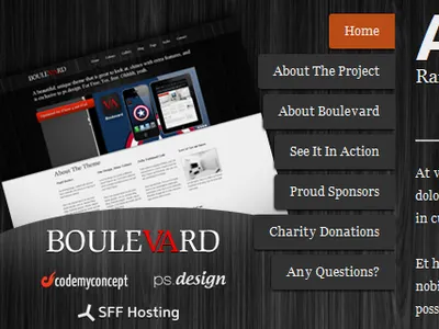 Avenue WIP avenue boulevard charity css design giveaway html web