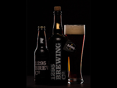 1295 Brewing Co. art direction branding design package design product design