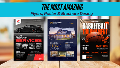 Flyer & Poster Designs branding brochure design doorhanger deaign flyer design flyers graphic design poster design