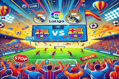 Experience the Thrill of Laliga Broadcasts football game graphic design playground sport