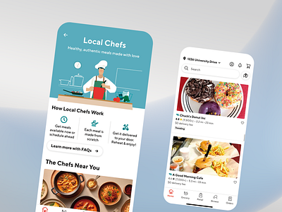 Food Delivery App Exploration app app design app interface clean clean interface delivery delivery app design food food app food delivery mobile mobile app online order order restaurant app ui ui design uiux ux