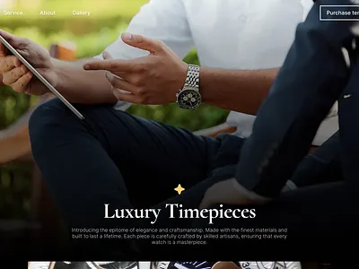 Template: Luxury Timepieces animation bra branding design framer framertemplate graphic design hover illsutration logo luxurybrand minimalistic modern scroll effect typography ui ux video web webdesign