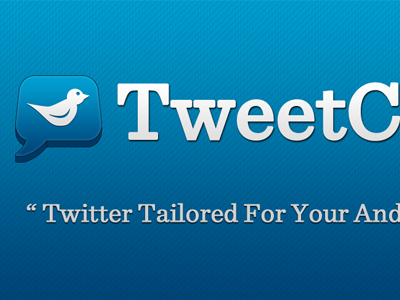 TweetComb Icon & Promo android banner blue icon promo tweetcomb twitter