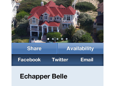 Property Sharing - iPhone App app apple clean interface ios iphone ui