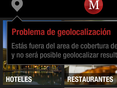 Marbella App Popup app iphone