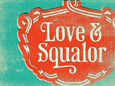 Love & Squalor Logo crest identity logo