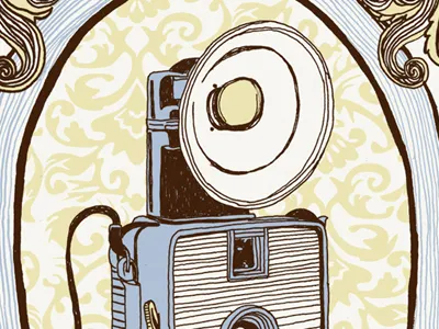 Sneak peek at our Decemberists poster. decemberists hand drawn hero design studio illustration