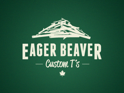 Eager Beaver Custom T's branding clothing franchise logo tshirts