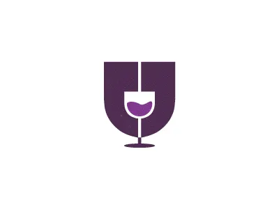 Social Wine Site Logo logo negative quote social wine