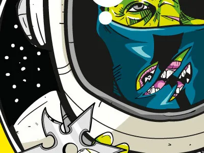 Ninja zombie space pirate