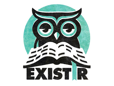 Existir logo basic draft illustration logo