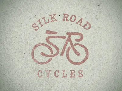 Silk Road identity illustration lettering process