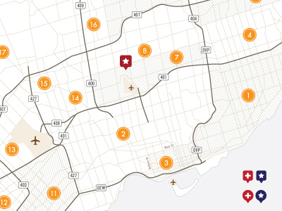 toronto map design dh info map