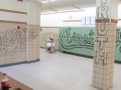 murals mural typography