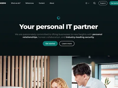 Website: Procano animations appear blog blue branding cms contactform design embed framer framer partner framertemplate graphic design hoved illustration it nestedcms scroll animations tech technology