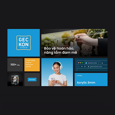 Geckon - Display Case Website animation case motion ui website