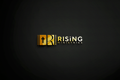 Rising Ministries bethel christian logo church church logo church logo design community cross faith logo gospel graphic design logo ministry loo