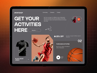 Sport Shop Website! 🏀👟🎽 checkout page e commerce ecommerce ui fitness gym hero section modern cart modern slider online shop product page shopping sport sportswear web design website