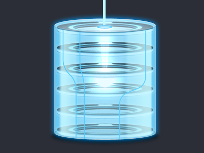 Database concept db illustration sci fi