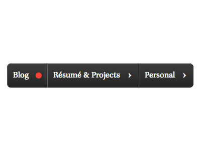 Finger-friendly navigation css gradient joni korpi kepler std navigation