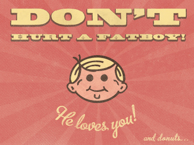 Fatboy exevil fatboy font type
