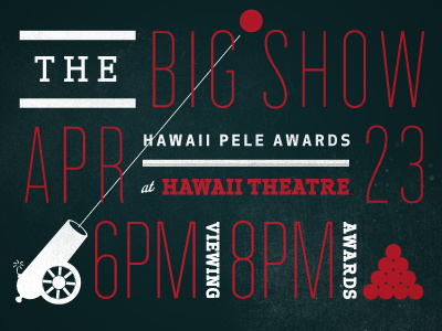 The Big Show design typography