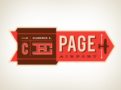 Clarence E. Page Airport Identity