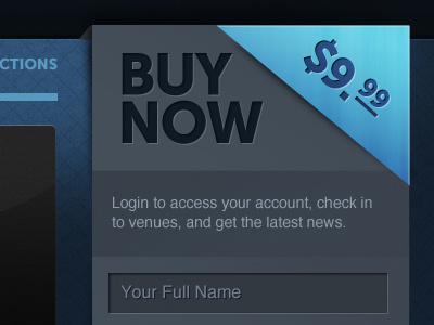 Price Tag banner blue dark form gray price ui
