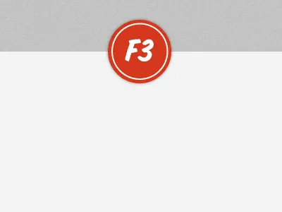 Radio Control badge fai grey orange radio control