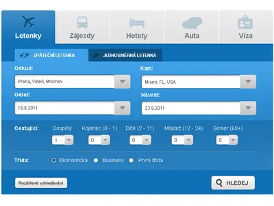 Letuska.cz - UI