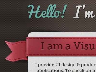 incoming vcard brown museo slab ribbon texture vcard